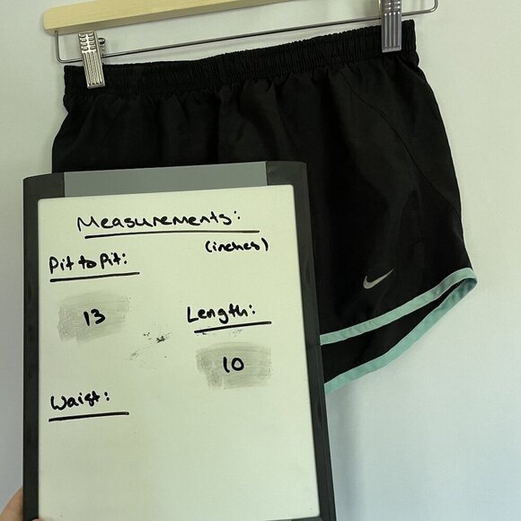 Nike shorts women's size XS black and green athletic pants casual lightweight - Picture 3 of 5